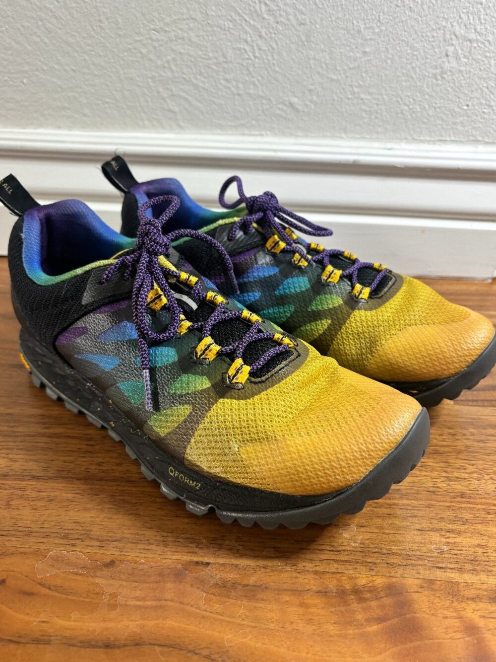 Altra King MT 2 Trail Running Shoes Women's Yellow Purple Trail Hike Running